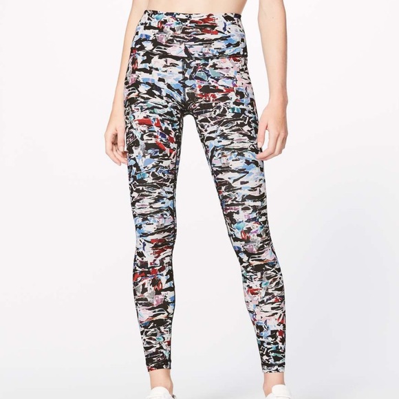 lululemon athletica Pants - Lululemon Wunder Under Hi-Rise Tight (Full-On Luxtreme 21")Culture Clash Multi